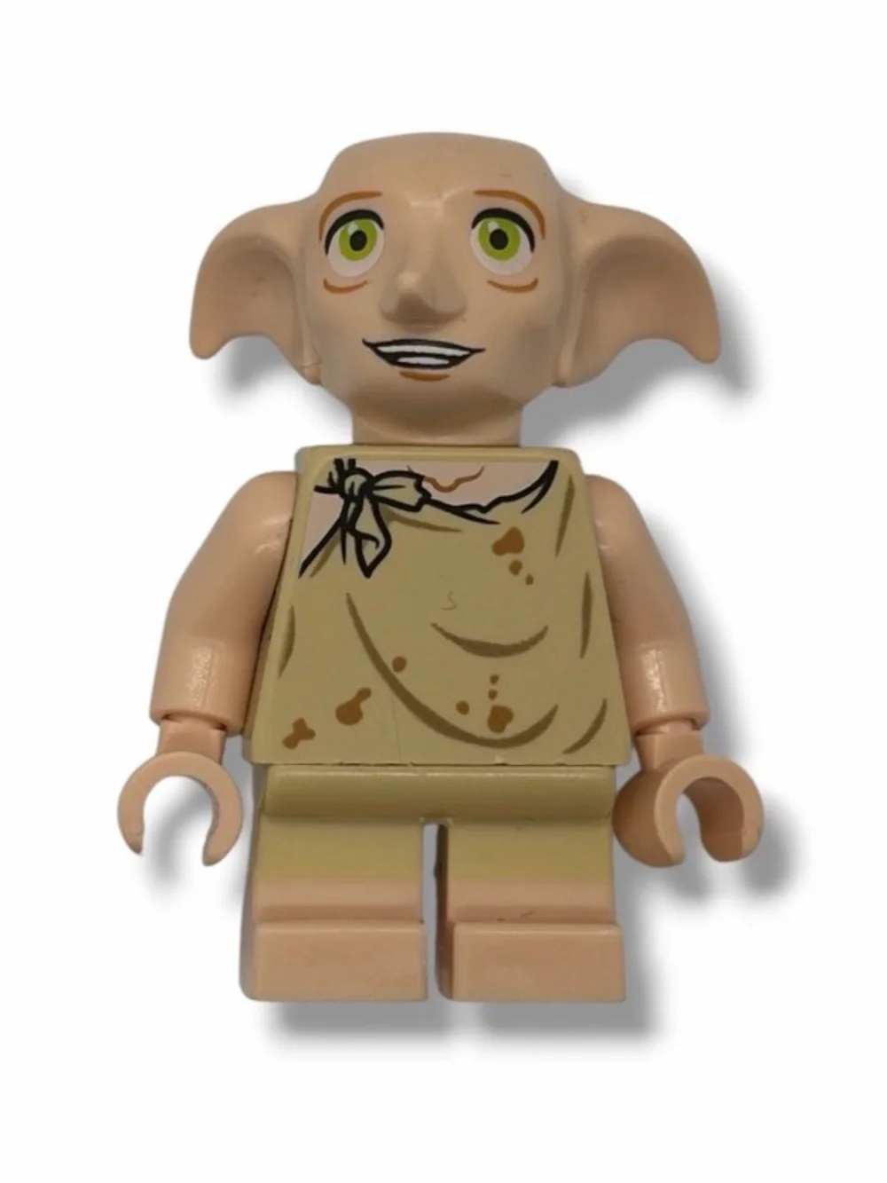 Lego Harry Potter Dobby The House Elf Minifigure Open Mouth Smile